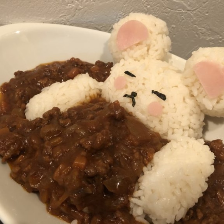 野菜ジュースで作るキーマカレー